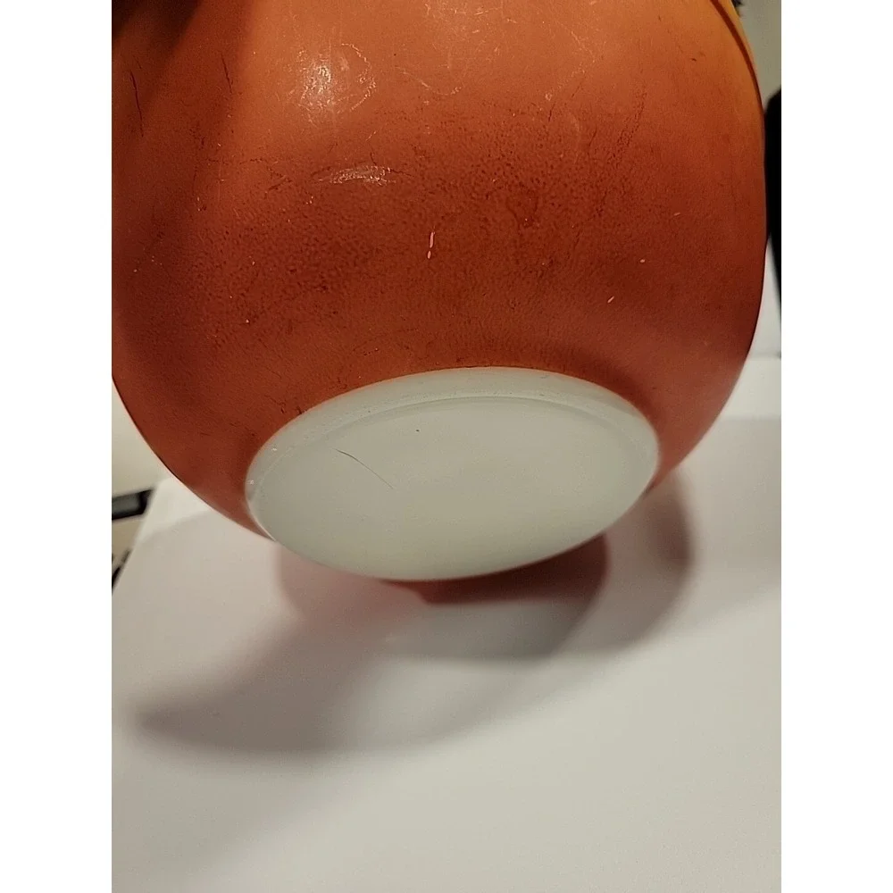 PYREX Vintage Flamingo  Nesting  Mixing Bowl.‎  Orange.   403  2.5 Quart